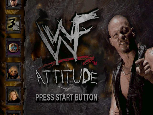 WWF Attitude Title Screen